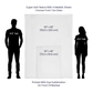 To My Love personalized mink fleece blanket size guide showing available blanket dimensions