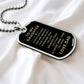 Personalized Dog Tag Necklace | Gift to Daughter from Dad