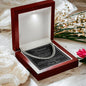 To My Husband Cuban Link Chain Necklace – Meaningful Gift from Wife