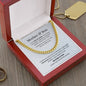 Unbreakable Bond  Mother & Son |Cuban Link Chain | Gift to Son from Mom