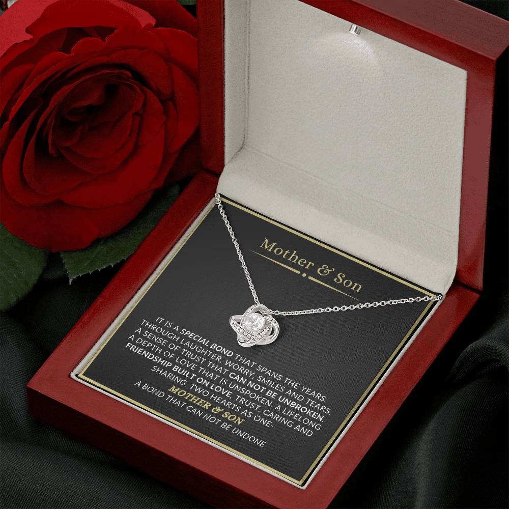 Mother & Son Love Knot Necklace – Meaningful Mother’s Day Gift for Mom