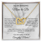 To An Amazing Mom-To-Be | Interlocking Hearts Necklace