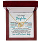 Interlocking Hearts Necklace for Daughter from Mom | Love You to the Moon Gift
