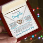 Interlocking Hearts Necklace for Daughter from Mom | Love You to the Moon Gift
