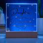 To My Beautiful Daughter | LED Nightlight | Affirmations