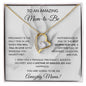 To An Amazing Mom to Be | Forever Love Necklace