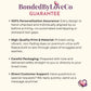 BondedByLoveCo guarantee image explaining hand-checked personalization, high-quality print, careful packaging, and customer support.