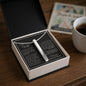 Sentimental soulmate necklace with custom 4-sided engraving