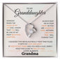 To My Granddaughter Forever Love Necklace with message card saying ‘My Love and Light’ – Giftsy Designs personalized jewelry